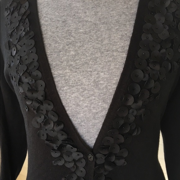 NEW YORK & COMPANY Cardigan Appliqué Sweater - Picture 5 of 5